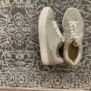Betsy Johnson rhinestone sneakers